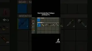 Rust Console Day 17 using the prototype 17…