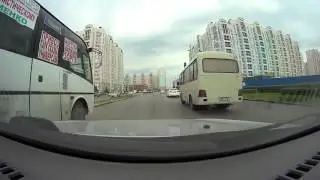 Автошкола Приоритет. г. Ростов-на-Дону.  Экзаменационный маршрут ГИБДД.