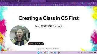 Creating a class in CS First (with CS First students accounts)