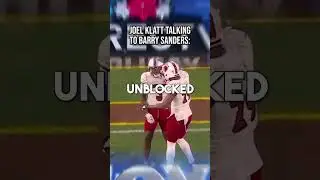 John Lynch got SCARED when he saw Barry Sanders! 😂  