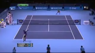 Federer Ferrer London 2012 15