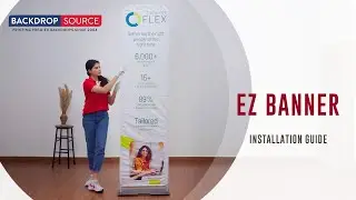 EZ Banner Stand Display - Backdropsource 