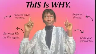 Why you should pray as a Christian 🤍.