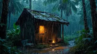 🌧️ Shooting Rain in the Forest – Deep Rain Ambience to Relax and Sleep