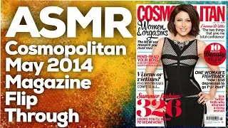 ASMR Cosmopolitan May 2014 magazine flip through, StevenAntonyASMR