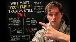 Why Most “Profitable” Traders Still Fail (Profit Factor & Sharpe Ratio)