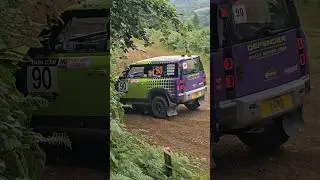 Small off !!! Nicky Grist stages 2024 #rally #car #like #follow #landrover lands @landrover