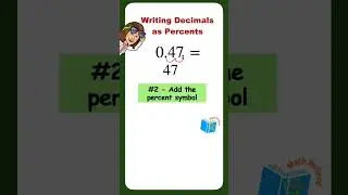 Writing a Decimal as a Percent | Changing a Decimal to a Percent | Math Defined with Mrs. C.
