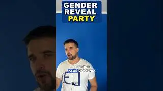 Gender reveal party 😎🧐