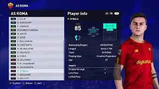 AS ROMA PLAYER FACEPACK, KITSPACK AND FILE EDIT | PES 2021| PC VERSION