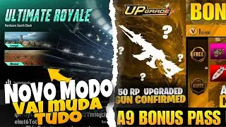 NOVO MODO VAI MUDA O PUBG ? NOVA ARMA NO BÔNUS PASS PUBG MOBILE