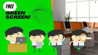 Free 30 types Green Screen Cartoon Character | Animation Cartoon green screen