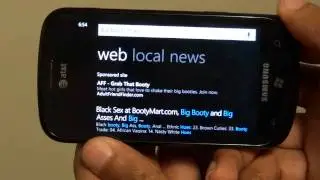Windows phone 7  Bing Voice Search  - Samsung Focus