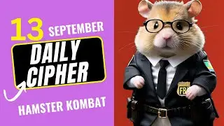 Hamster Kombat Daily Cipher For Today September 13th