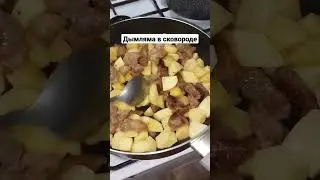 Дымляма в сковороде🤤 #дымляма #еда #fy #fyp #rec #какприготовить #рецепт #дача #блюдо #еда