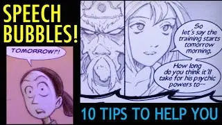Comic Book Speech Bubbles: 10 Tips to Help You!