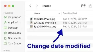 How to Change a File's Created and Modified Dates on Mac