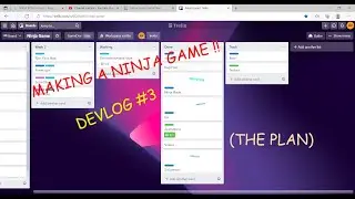 MAKING A NINJA GAME DEVLOG #3 (THE PLAN)