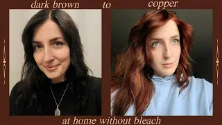 Dark brown to copper hair, trip to Jersey, NC mtb, making kombucha | Vlog 87