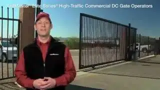 LiftMaster High-Traffic Commercial DC Slide Gate Operator with Battery Backup