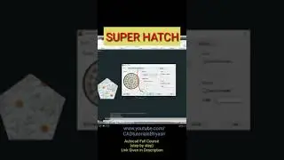 SUPER HATCH IN AUTOCAD | CAD TUTORIALS BY YASIR