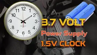 3.7v to 1.5v Power Supply for Wall Clock 