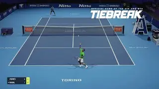 TIEBREAK - Rafael Nadal Vs Alexander Zverev I Nitto ATP Finals I Expert Difficulty (PS5)