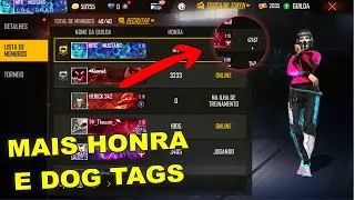 COMO PEGAR MUITA HONRA E DOG TAGS PARA SUA GUILDA NO FREEFIRE