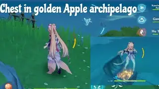 hidden chest in water new golden Apple archipelago 2.8 - genshin impact