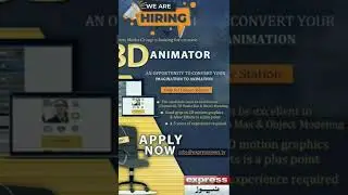 3D animation jobs