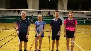 Badminton XD U13 Puhakka-Nyqvist vs. Vilen-Harju PuiU Junior Elite 2020