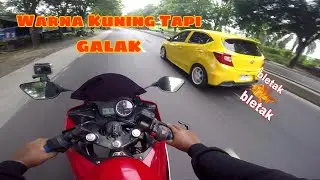 Speding Santai Sampek ketemu mobil bletak beletak