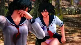 DOA 5 PC mod Honoka and Tamaki japan school outfit