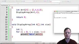 25. C Programming - Array To Function
