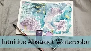 Get Creative With Abstract Watercolor Mixed Media Painting And Fun Textures