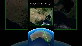 Victoria, Australia observed from space
