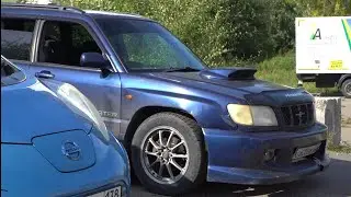 Subaru Forester 2.0 turbo 240 л.с (2001г) VS nissan leaf 109л.с (2011г) zeo