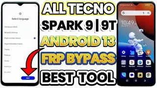 TECNO SPARK 9T FRP Bypass Unlock Tool 2025, TECNO (KG5p) Settings, Apps not Opening ADB Unlock Tool