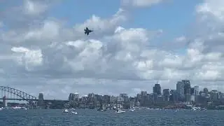 Australia Day RAAF F-35 Flypast & Handling Display on Sydney Harbour