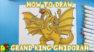 How to Draw GRAND KING GHIDORAH