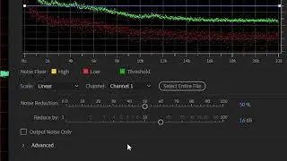 Noise Reduction in Audition Creative Cloud 2021