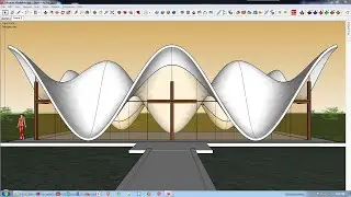 SketchUp Organic Modeling Tutorial_Step By Step (Bosjes Chapel)