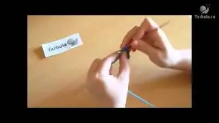 Как связать столбик без накида