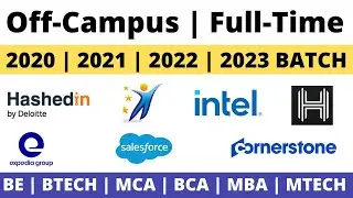 Off Campus Full Time Opportunity | 2020,  2021 , 2022 , 2023 BATCH Eligible | Apply Now Freshers Job