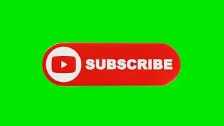 Subscribe Button 3D | Green Screen Background Video