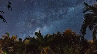The Milky Way Healing Source Starry Sky | with Instrumental Music | No Copyright