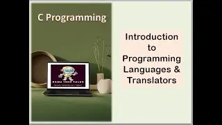 1  Introduction To  Programming Languages and Translators