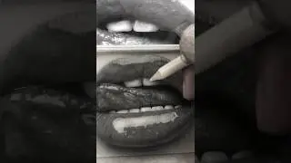 Hyperrealistic Mouth drawing. - Dope or Nope🔥? #shorts #art