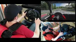 Simracing with GS-Cobra Motion Simulator. Assetto Corsa Nordschleife BMW M3 E30.