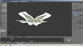 blender 3D tutorial build plant with alpha